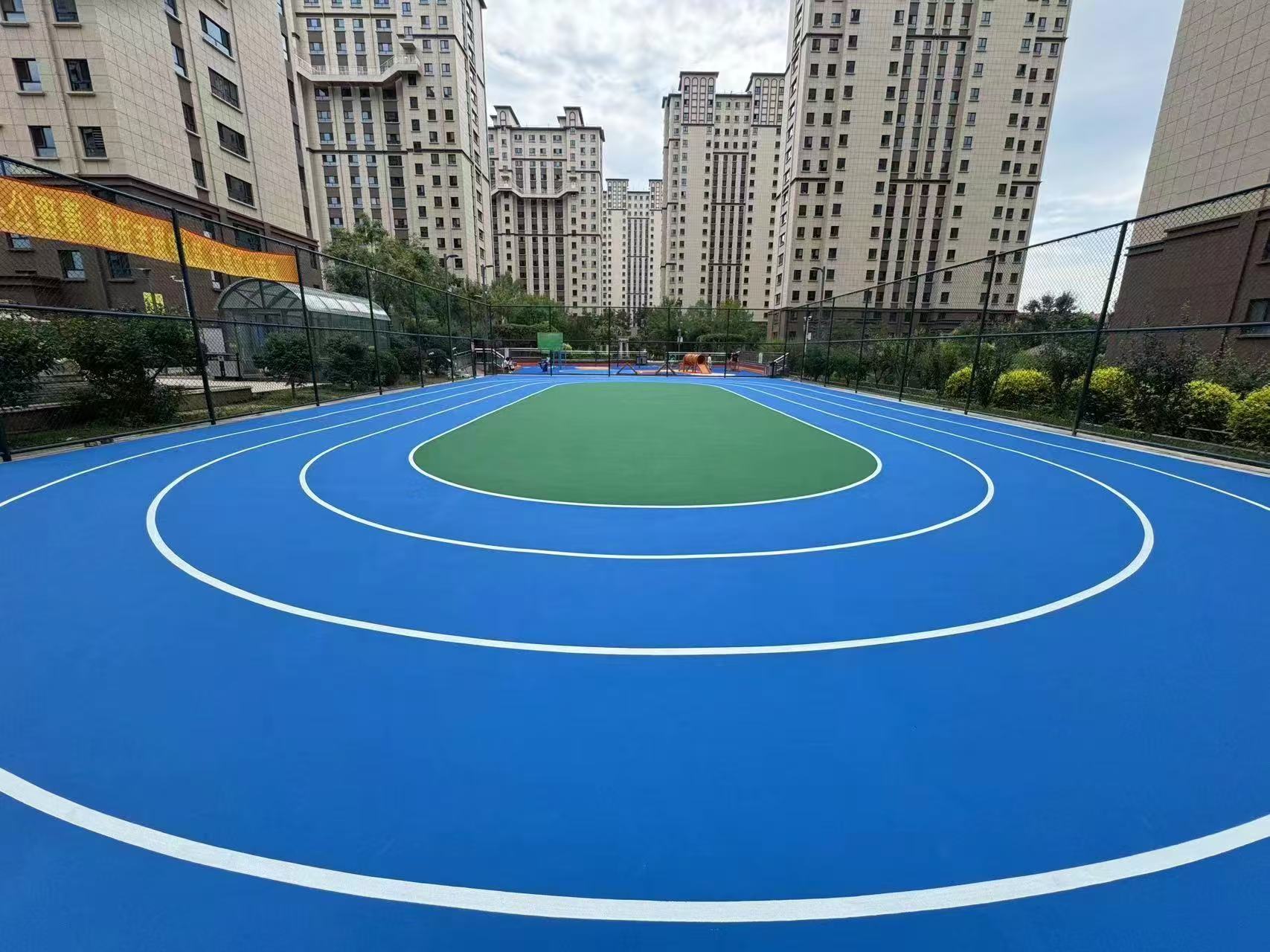 九江市学校塑胶跑道人造草坪 - 方案